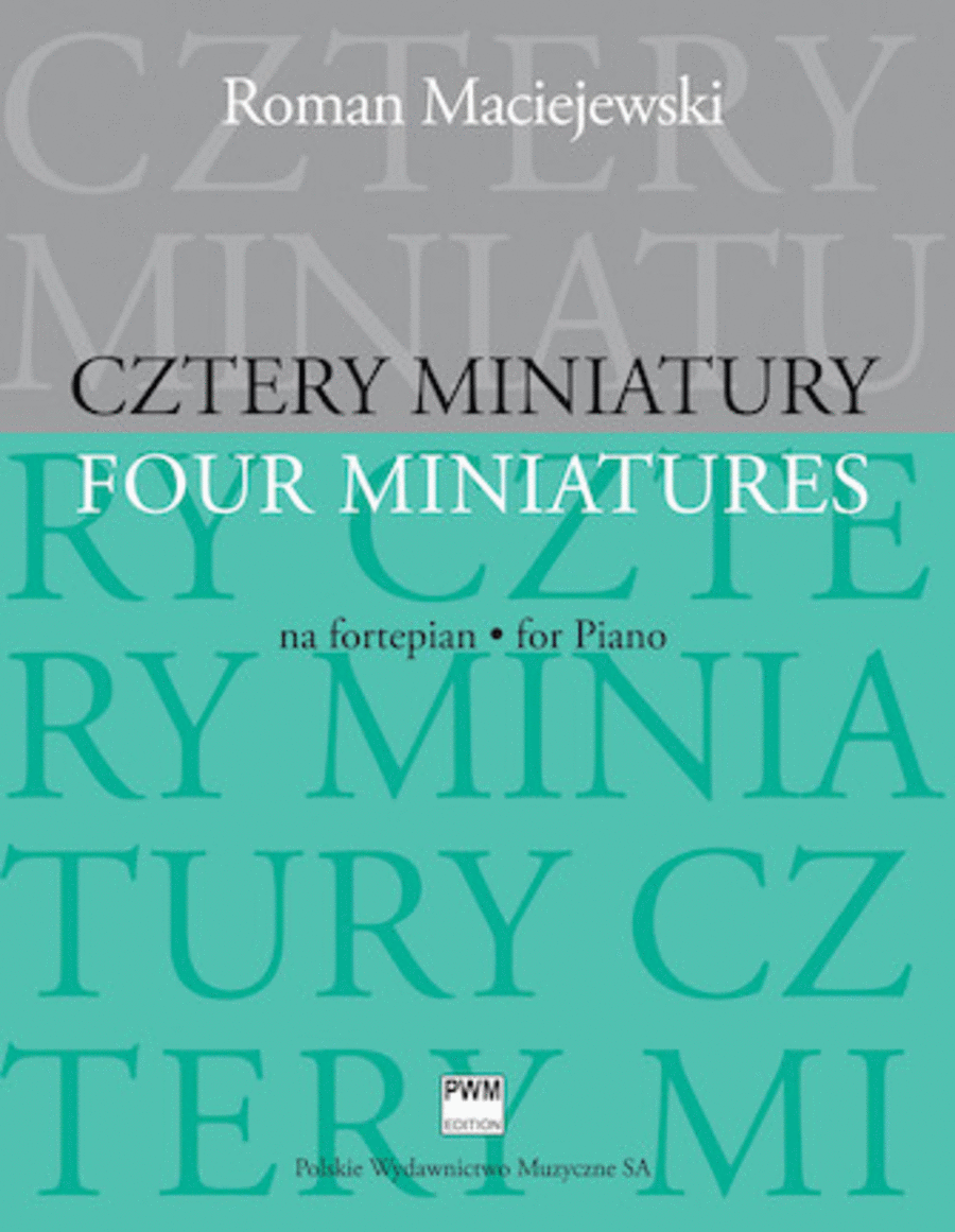 Four Miniatures Piano Solo scores gallery preview page 1