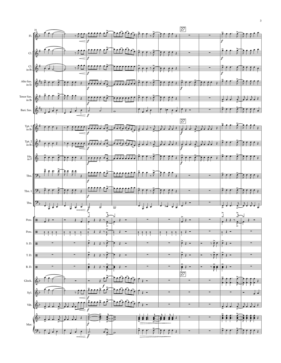 Barbara Ann Marching Band scores gallery preview page 3