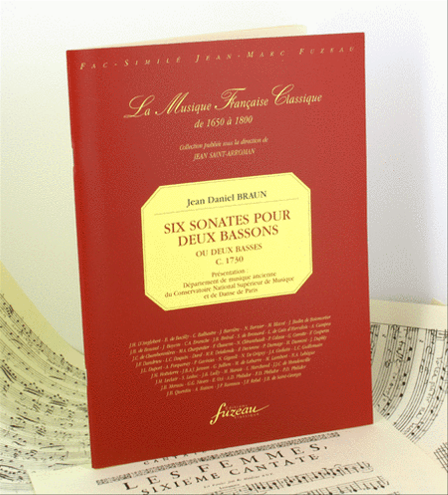 Six sonatas for two bassoons or two basses Bassoon scores gallery preview page 1