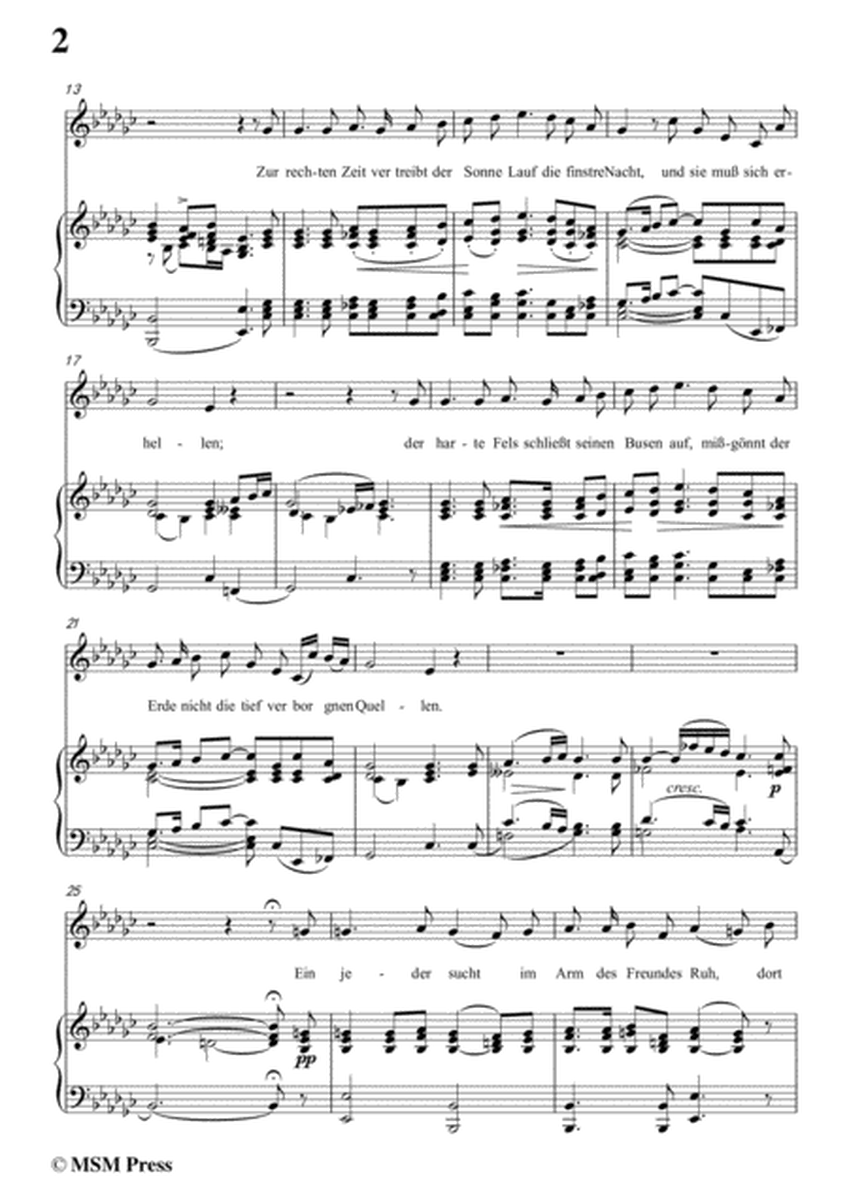 Schubert-Lied der Mignon,from 'Wilhelm Meister',Op.62(D.877) No.2,in e flat minor,for Voice&Piano image number null
