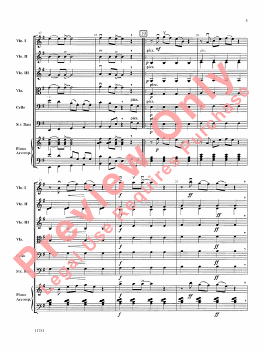 Stringtown Stroll String Orchestra scores gallery preview page 6