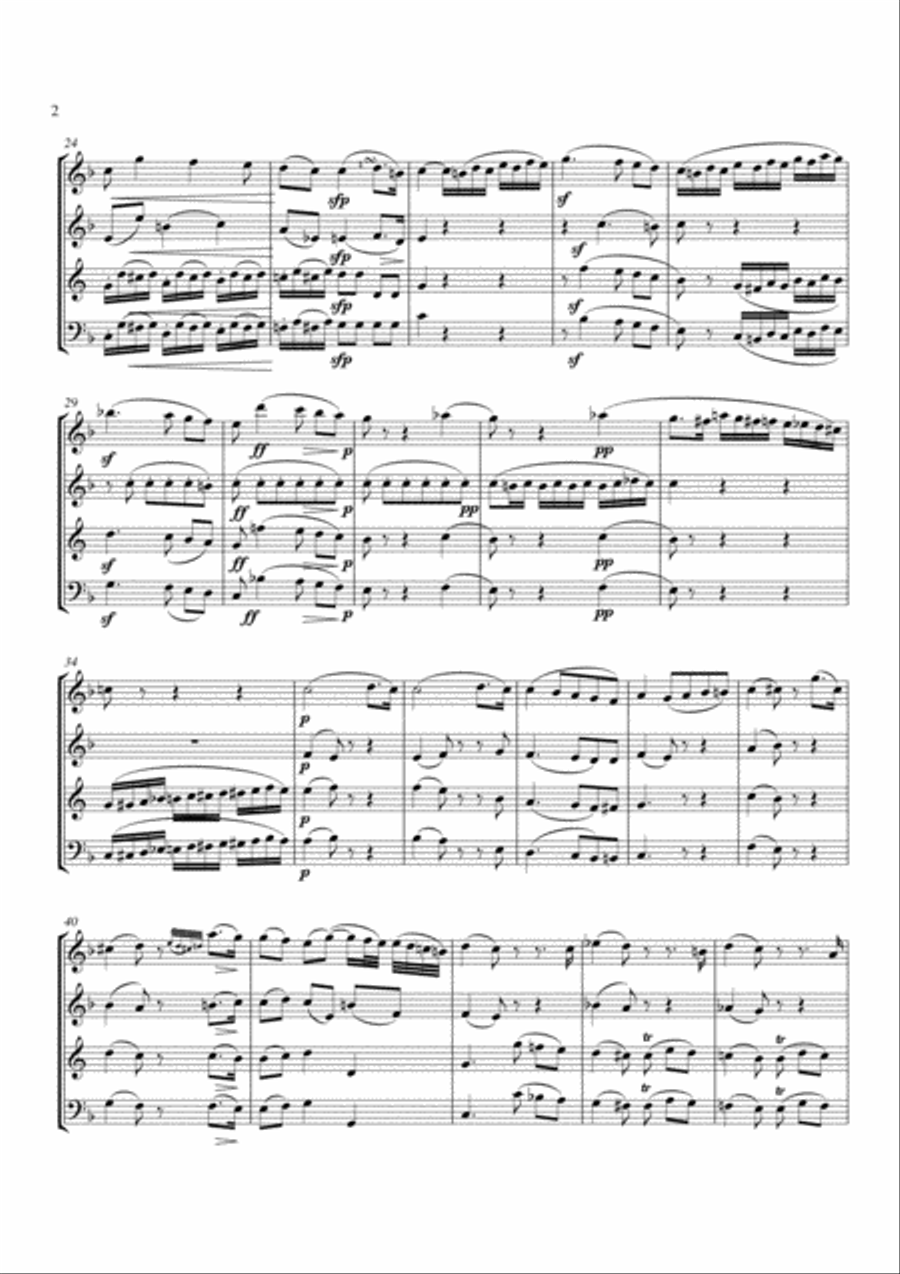 Adagio for Double Reed Trio, Op. 87 English Horn scores gallery preview page 2