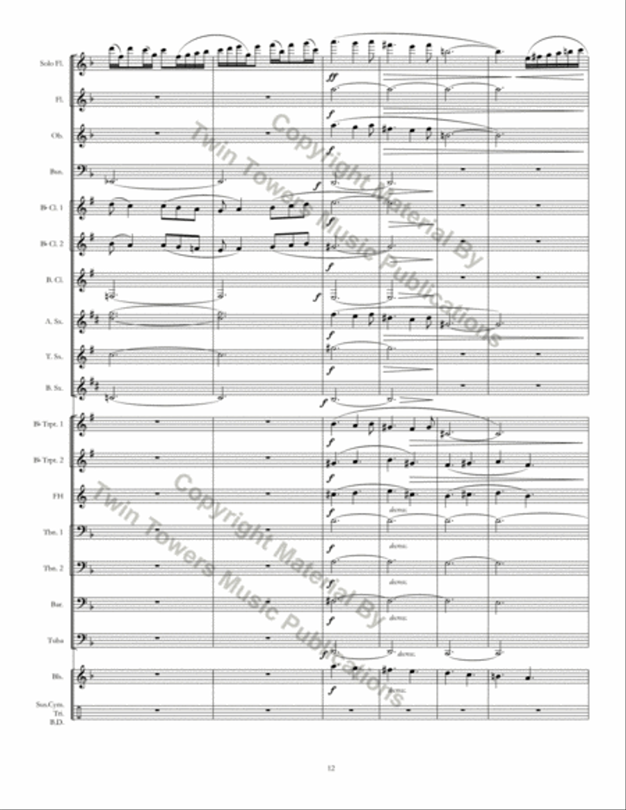 Pastorale Concert Band scores gallery preview page 13