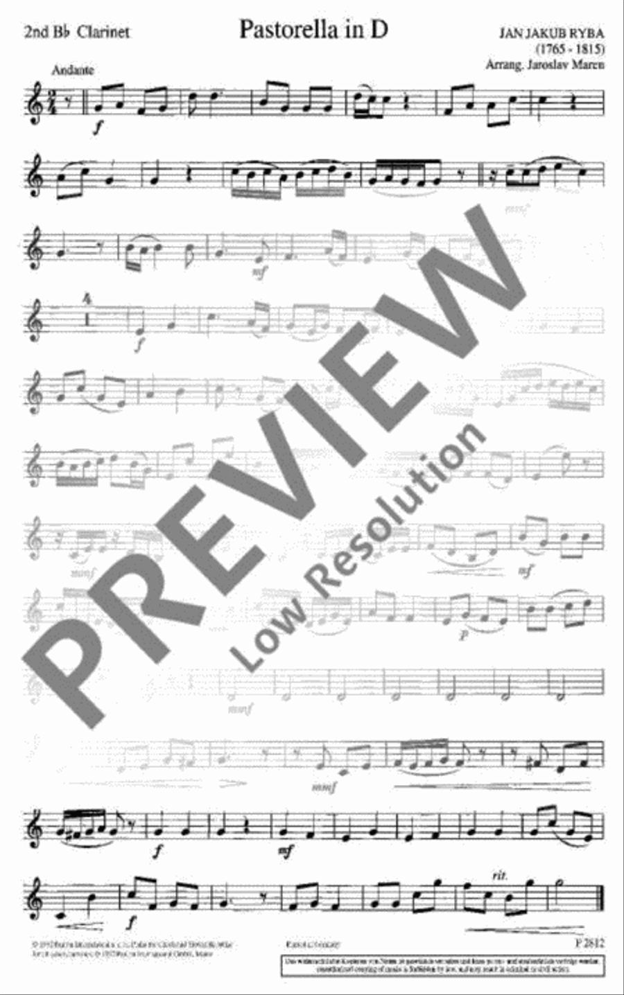 Pastorella in D Pastorella in D Chamber Music scores gallery preview page 9