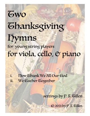 Two Thanksgiving Hymns for Young String Players