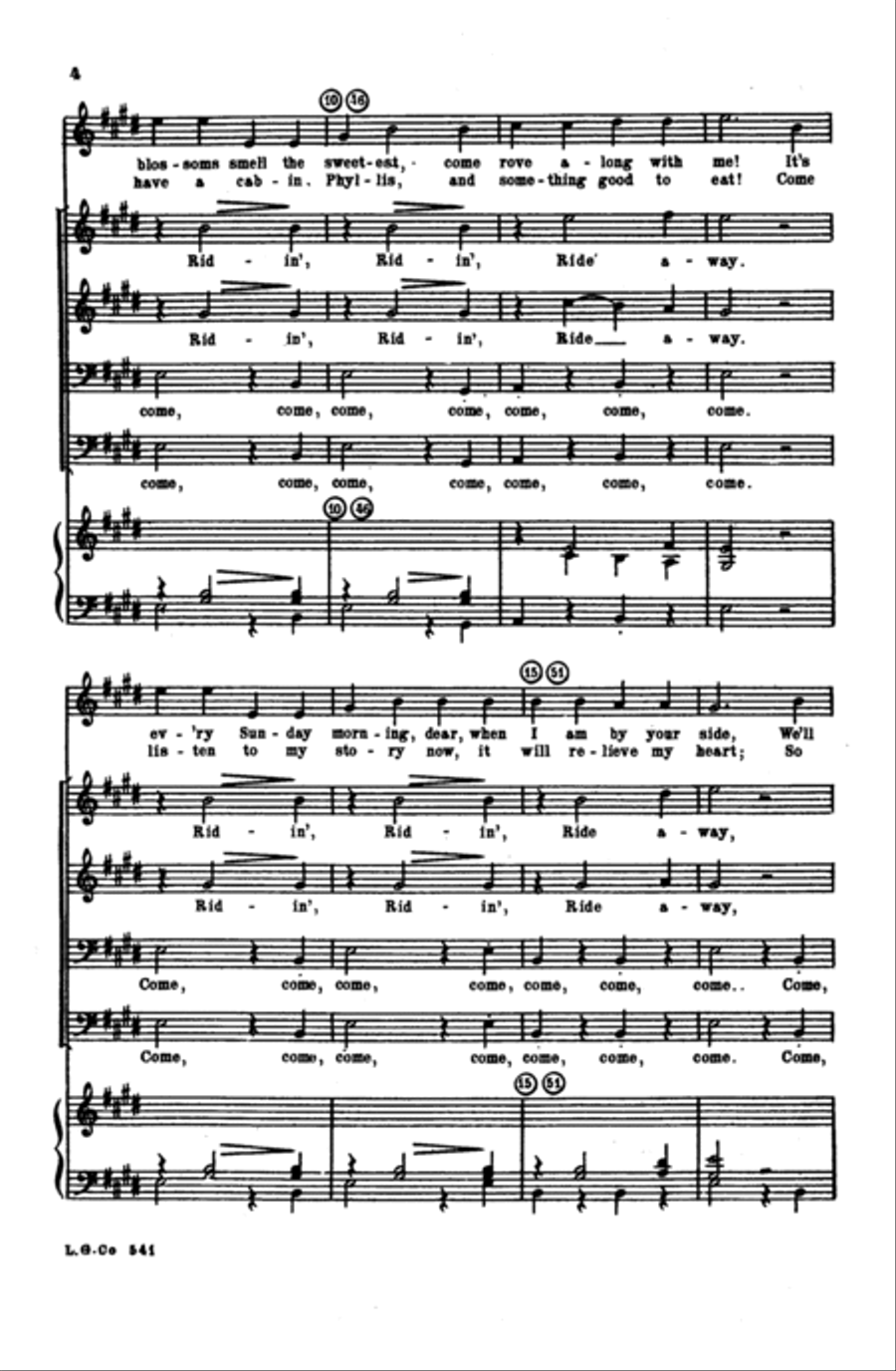 Wait for the Wagon Men's Choir scores gallery preview page 9