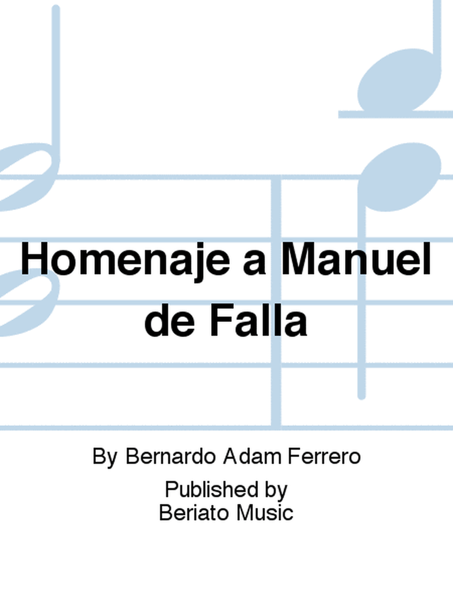 Homenaje a Manuel de Falla