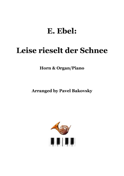 Leise Rieselt der Schnee for horn and piano/organ image number null