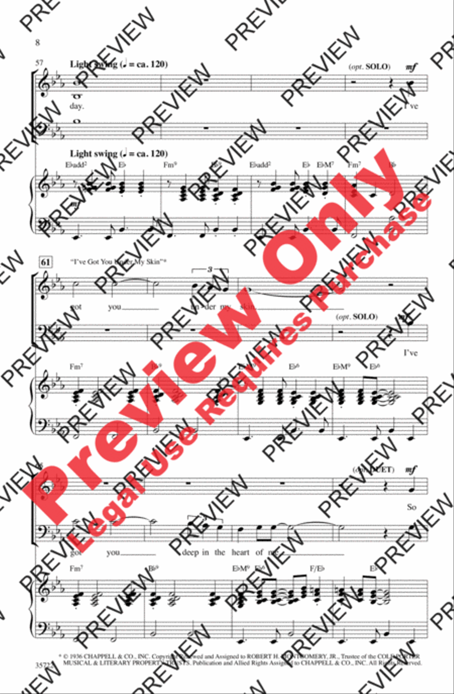 Let's Fall in Love 3-Part scores gallery preview page 8