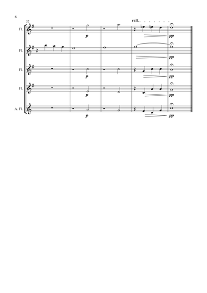 Londonderry Air (Danny Boy) - Jazz Arrangement for Flute Quartet image number null
