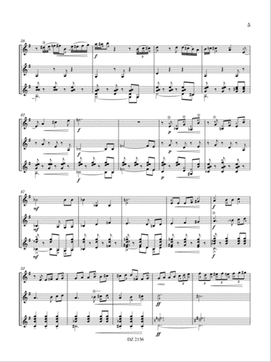 Time Go Time Go Guitar Ensemble scores gallery preview page 5