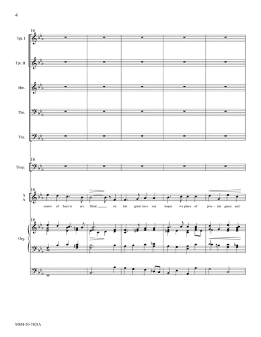 Christ Is Our Cornerstone Choir scores gallery preview page 5