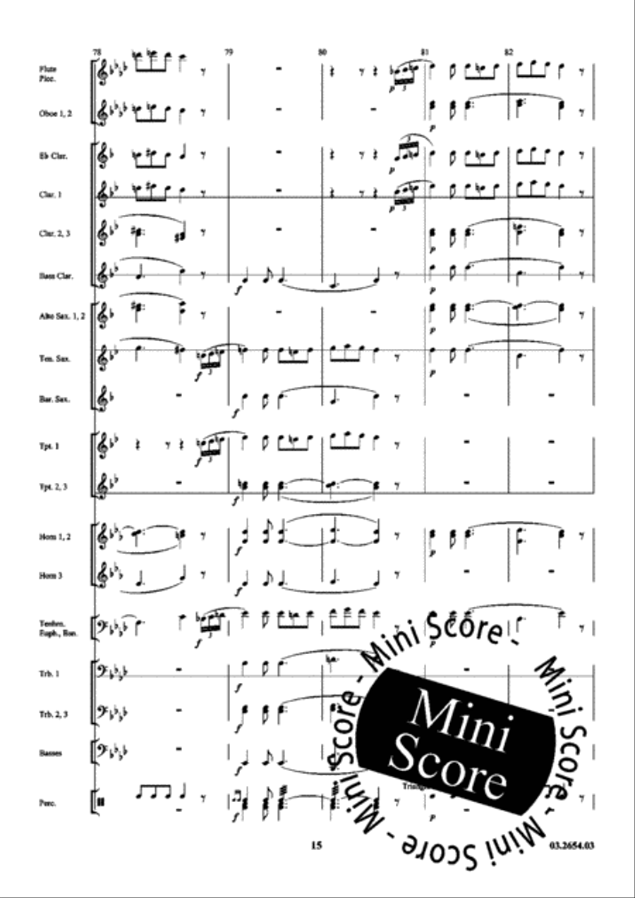 Blaze Away Blaze Away Concert Band scores gallery preview page 19