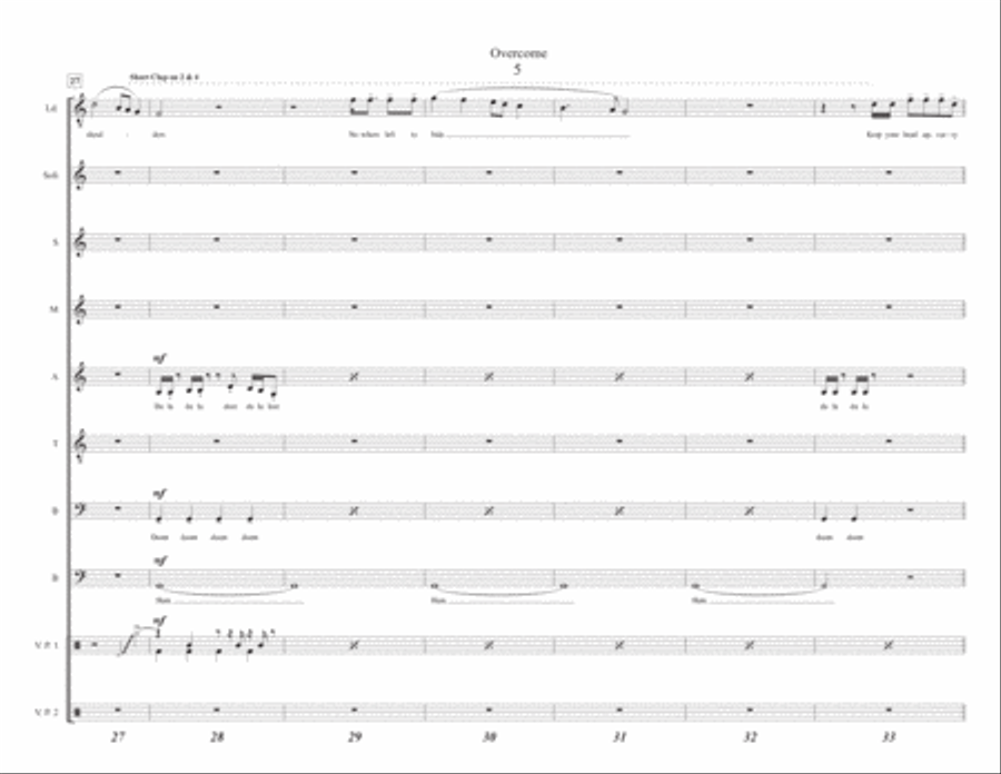 Overcome 4-Part scores gallery preview page 5