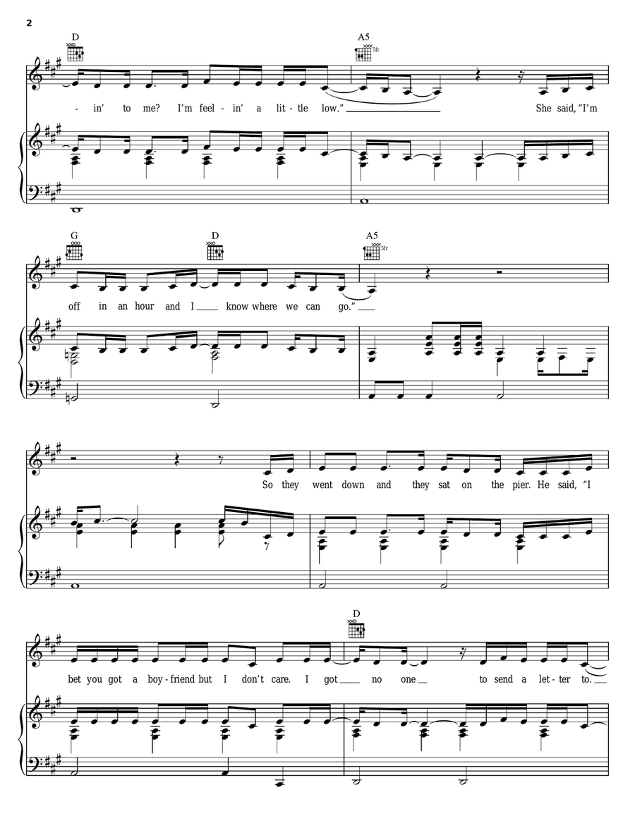 Travelin' Soldier Travelin' Soldier Acoustic Guitar scores gallery preview page 2