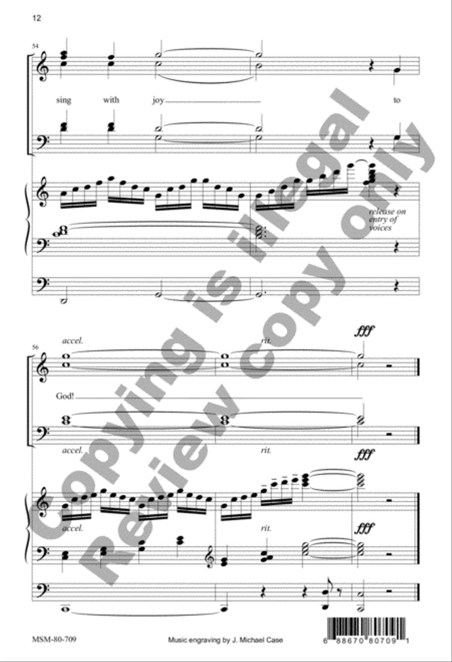 Sing with Joy 4-Part scores gallery preview page 13