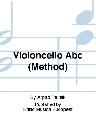 Book cover for Violoncello Abc (Method)