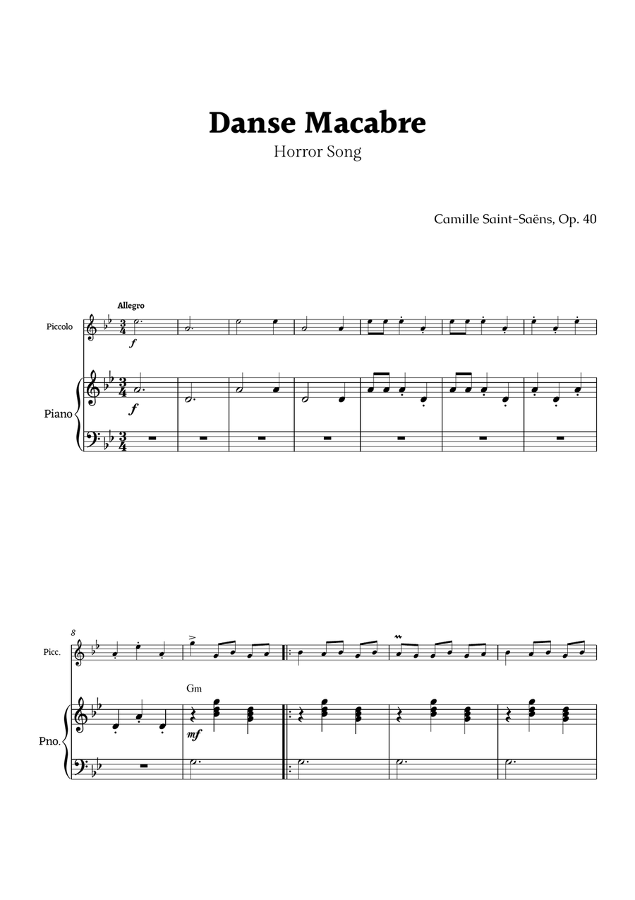 Danse Macabre by Saint-Saëns