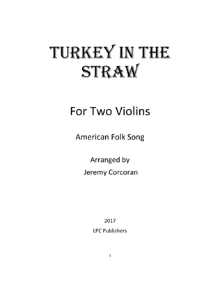 Book cover for Turkey in the Straw for Two Violins