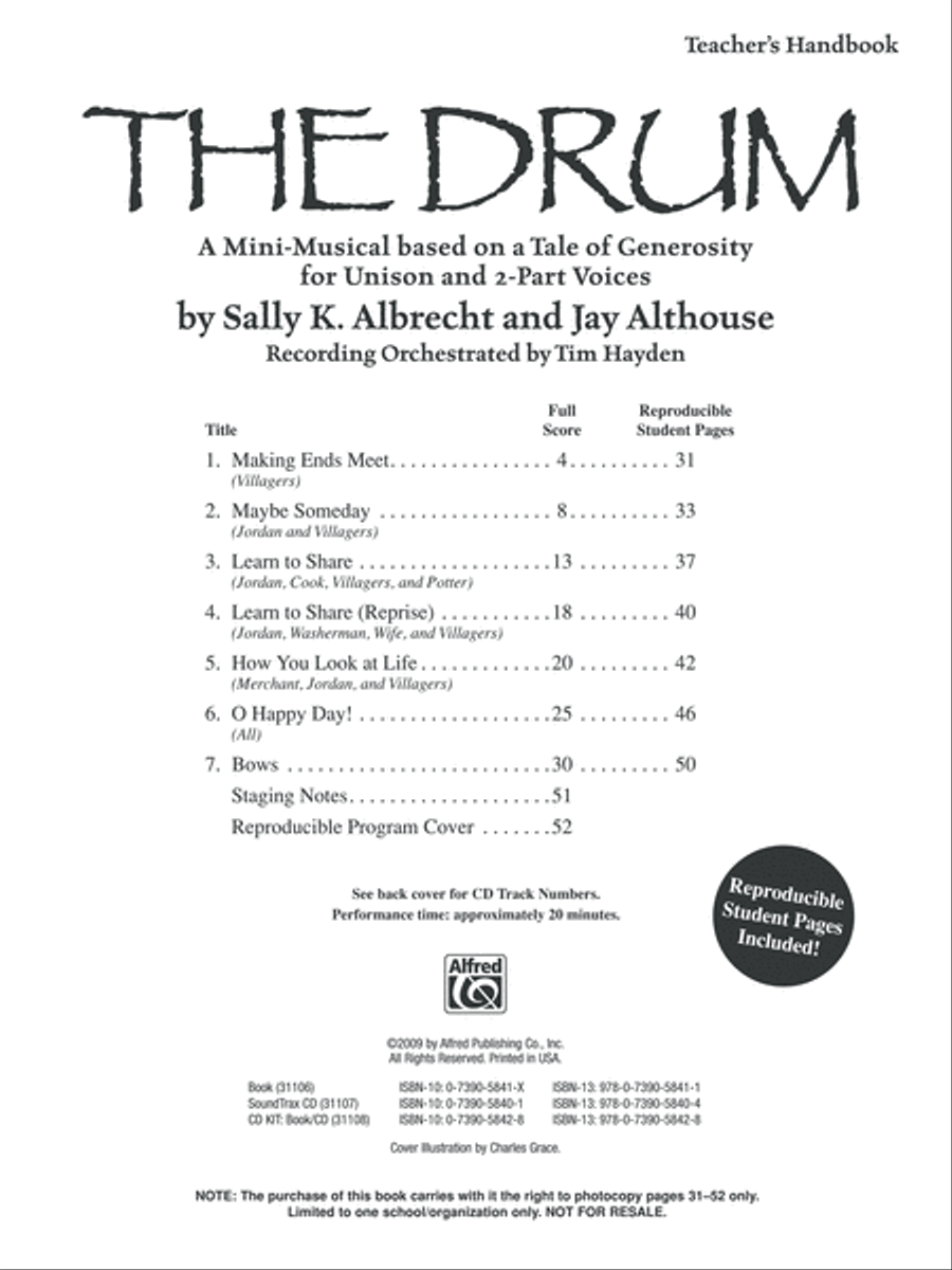 The Drum Unison Choir scores gallery preview page 2