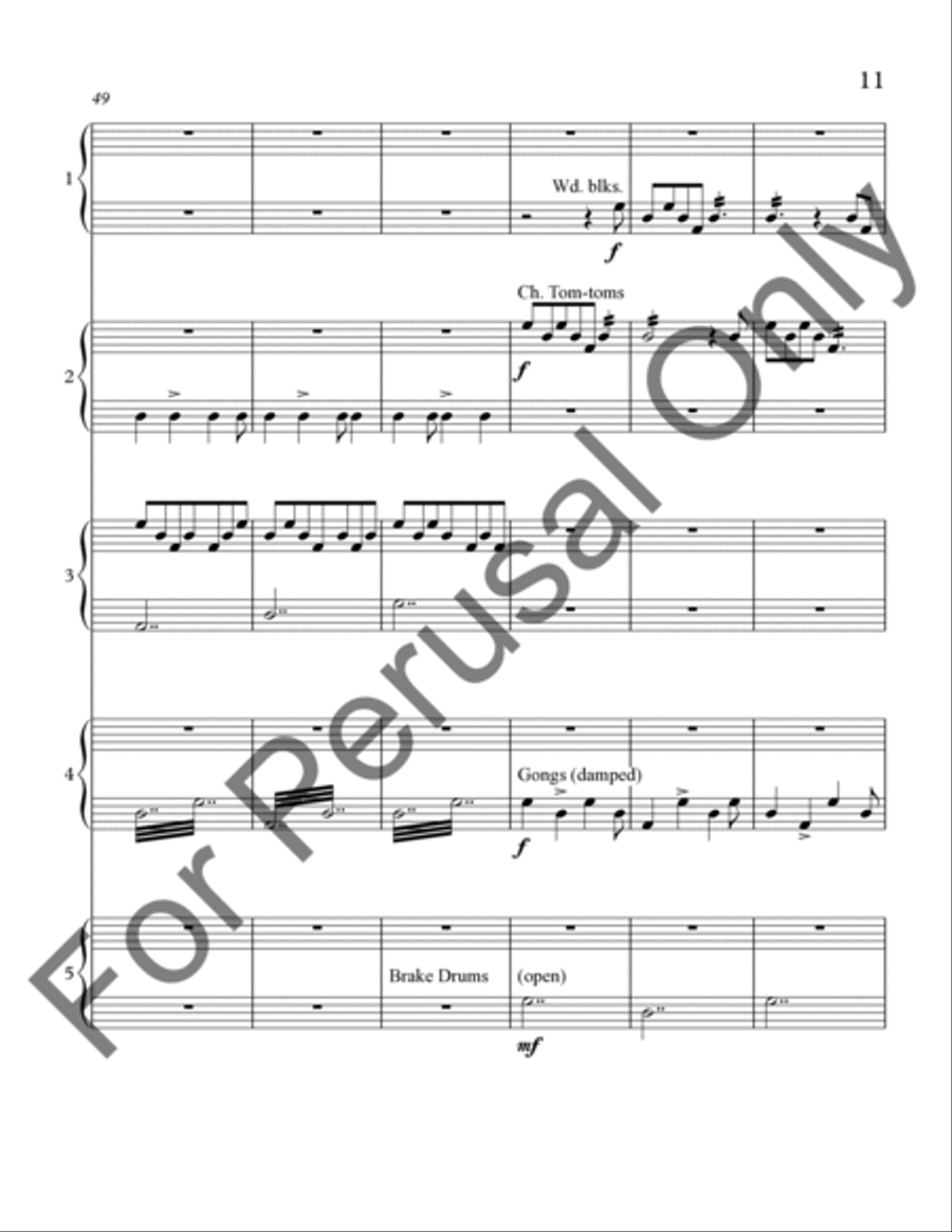 Pulse Drums scores gallery preview page 12