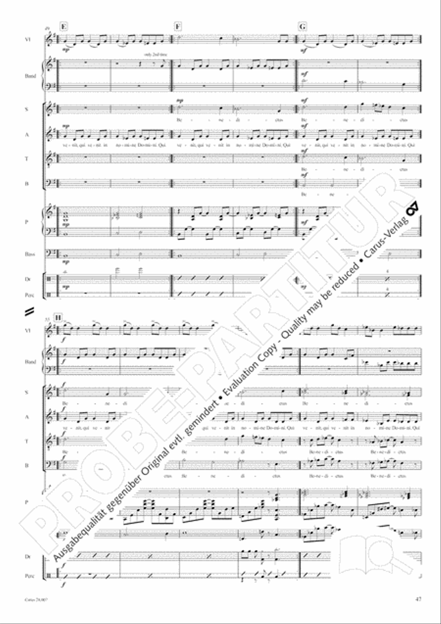 Missa latina Missa latina 4-Part scores gallery preview page 48