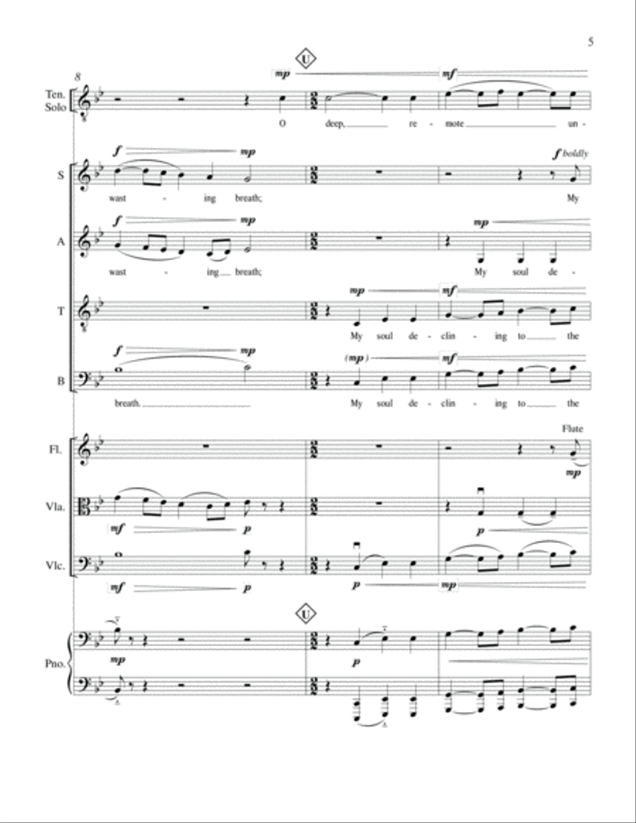 O God of My Salvation, Hear (Psalm 88): from Tenebrae (IV-V) Choir scores gallery preview page 4