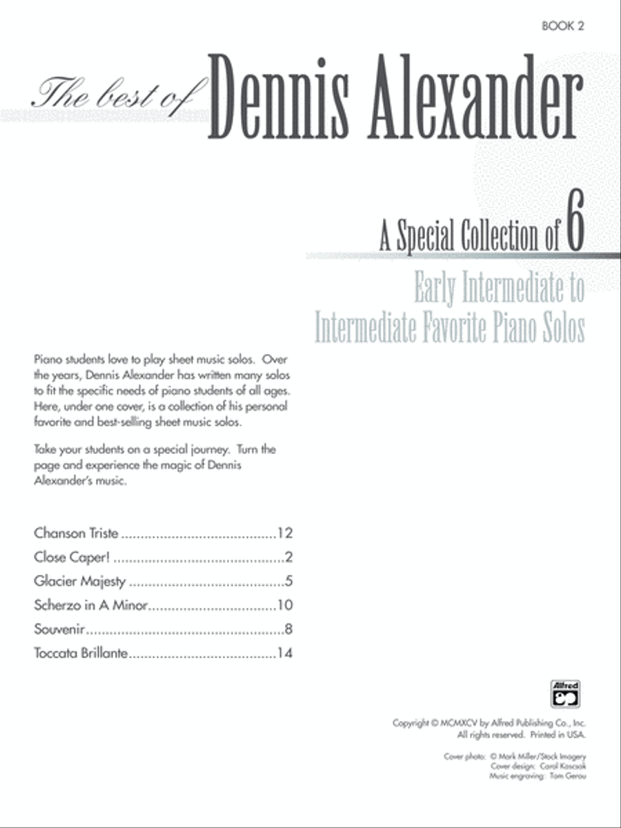 The Best of Dennis Alexander, Book 2 Piano Solo scores gallery preview page 6
