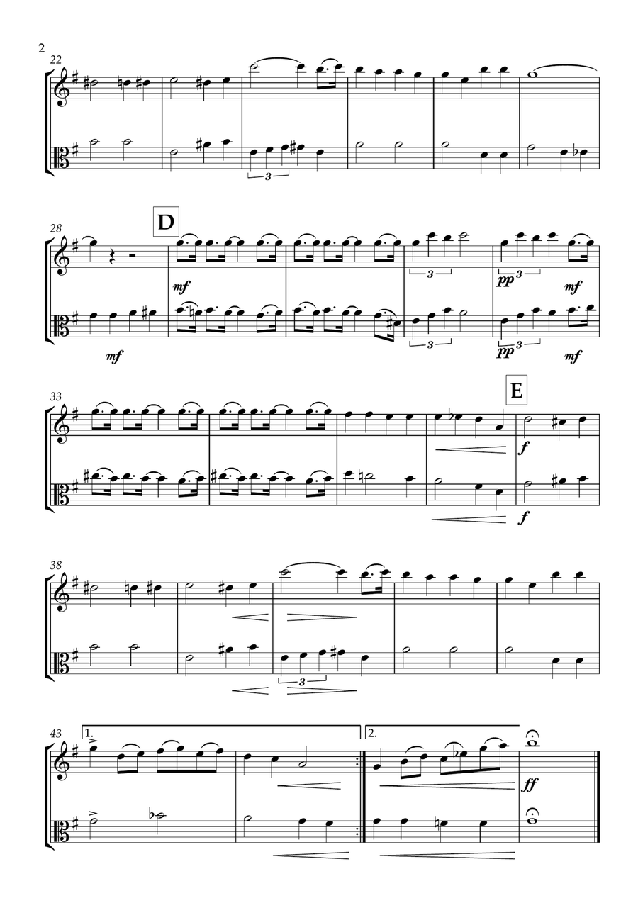 We'll Meet Again We'll Meet Again String Duet scores gallery preview page 2
