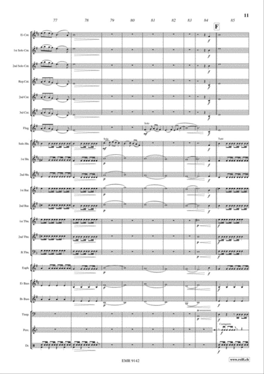 For A Few Dollars More Brass Band scores gallery preview page 12