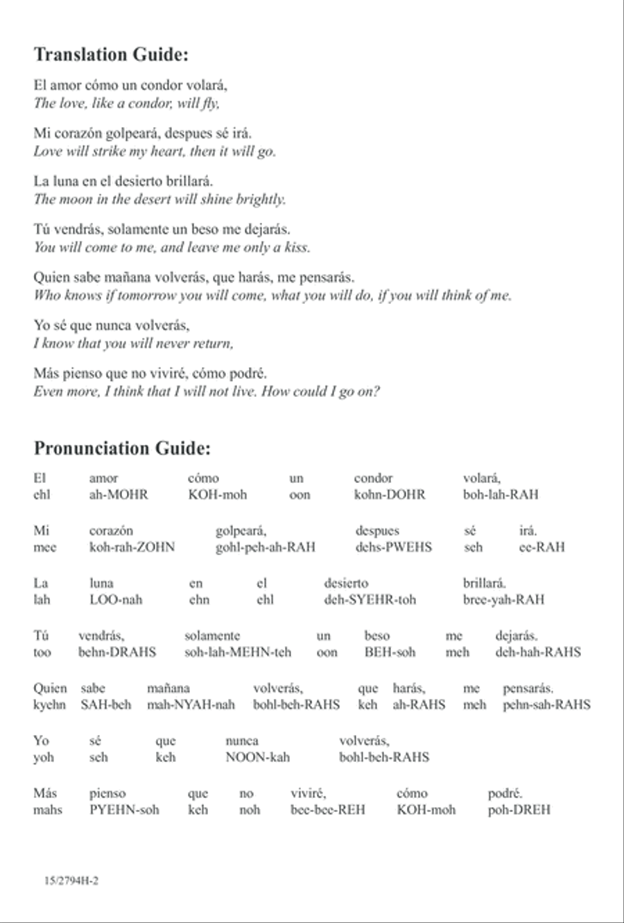 El Condor El Condor SSA scores gallery preview page 2