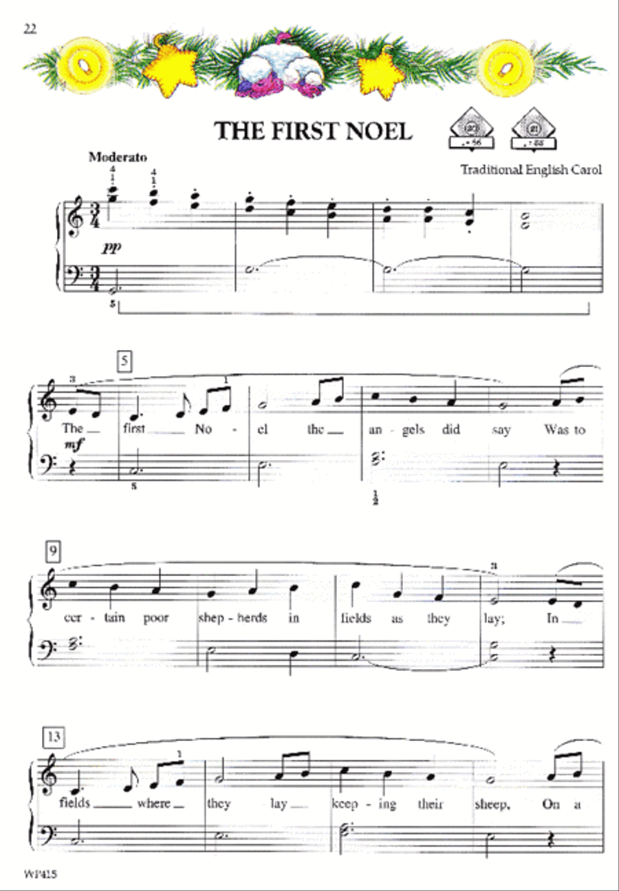 Bastien Play-Along Christmas (Book & CD) Piano Method scores gallery preview page 2