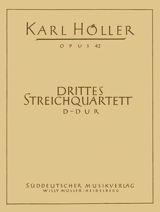Drittes Streichquartett D-Dur, op. 42
