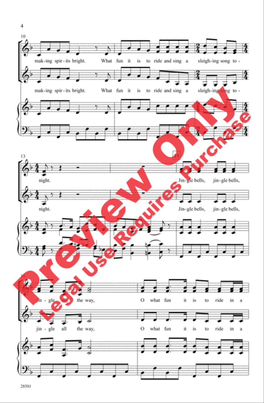 Nutcracker Jingles Women's Choir scores gallery preview page 3
