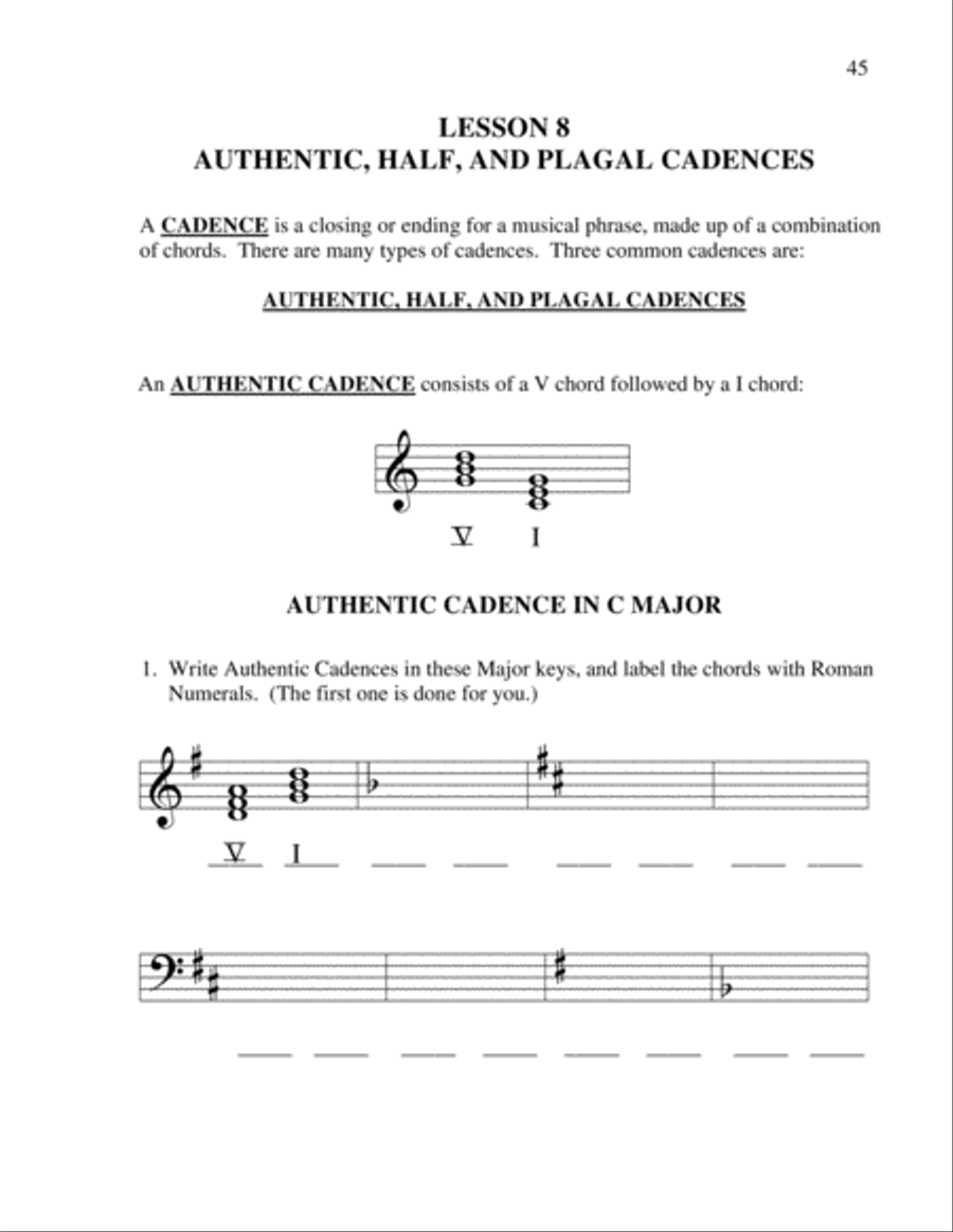 Basics of Keyboard Theory: Level III (early intermediate)