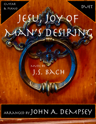 Book cover for Jesu, Joy of Man's Desiring (Guitar and Piano)