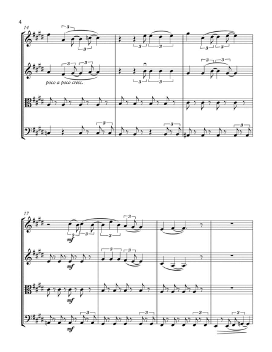 God Only Knows String Quartet scores gallery preview page 5
