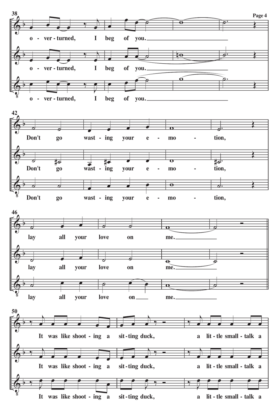 Lay All Your Love On Me SAT scores gallery preview page 4