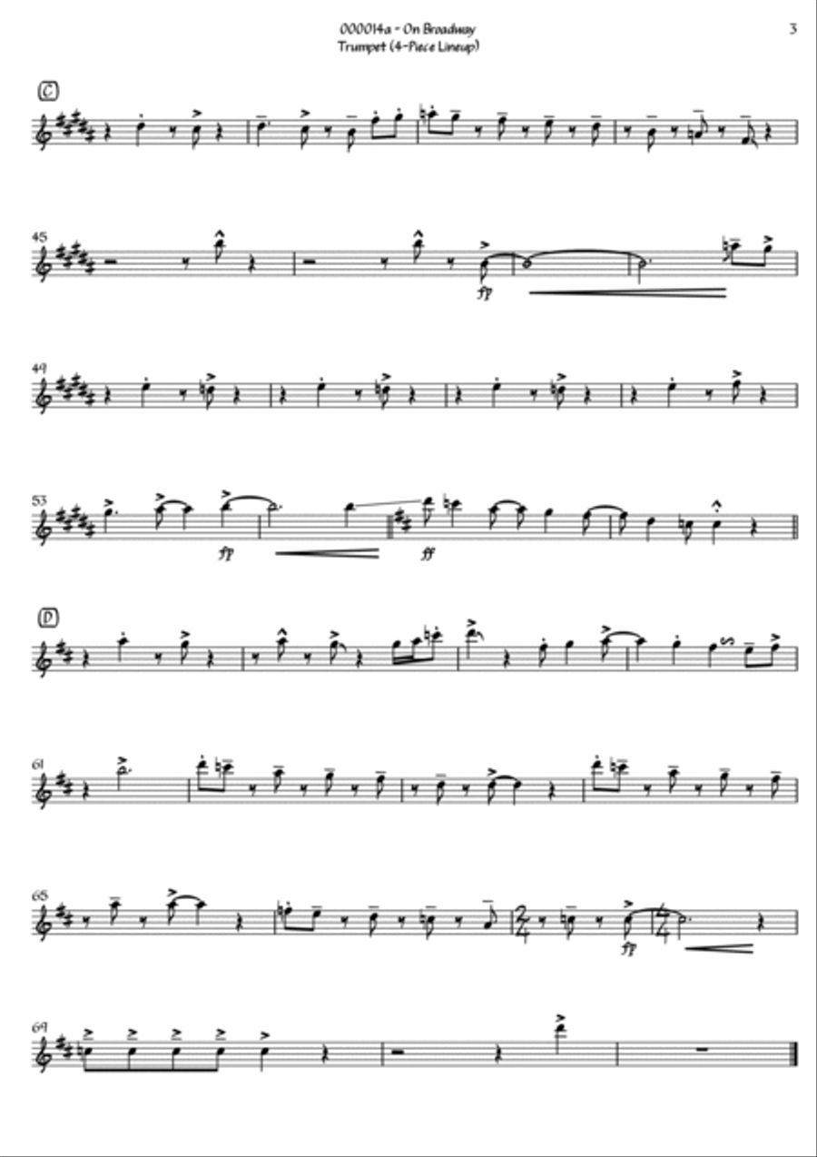On Broadway Small Ensemble scores gallery preview page 3