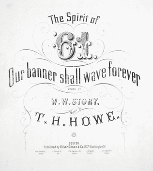 Book cover for The Spirit of '61. Our Banner Shall Wave Forever