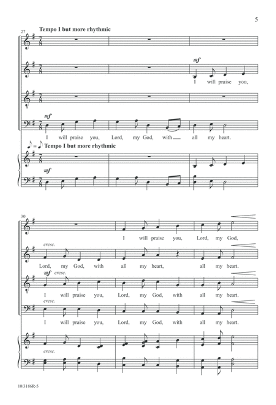 Teach Me, Lord, Your Way SSATB scores gallery preview page 5