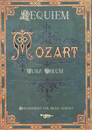 Book cover for Tuba mirum - Requiem - brass quintet