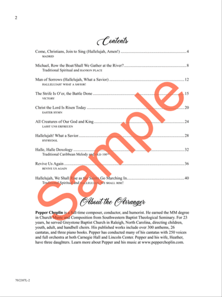 Alleluias for the Piano Alleluias for the Piano Piano Solo scores gallery preview page 3
