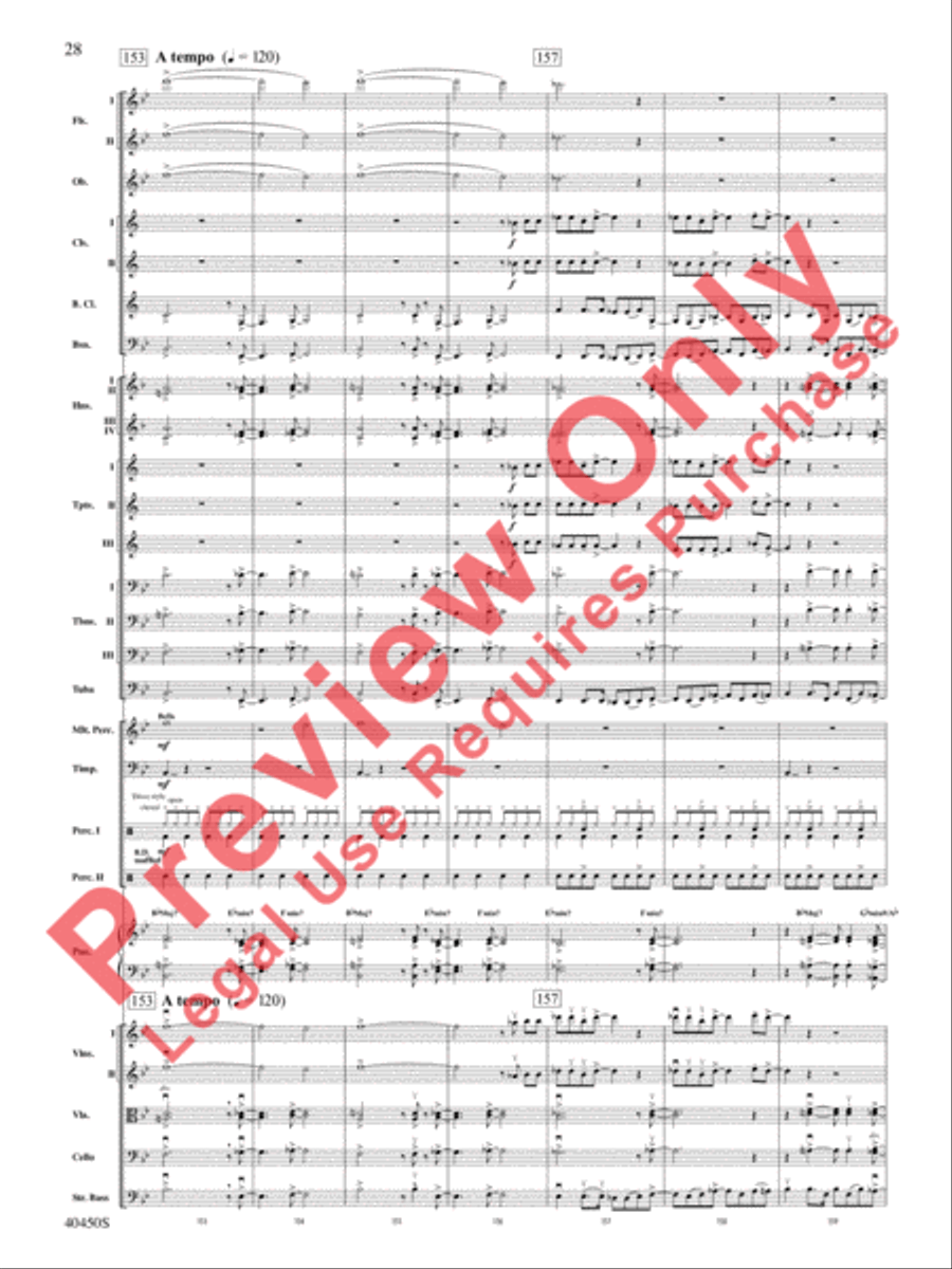 A Whitney Houston Tribute Full Orchestra scores gallery preview page 29