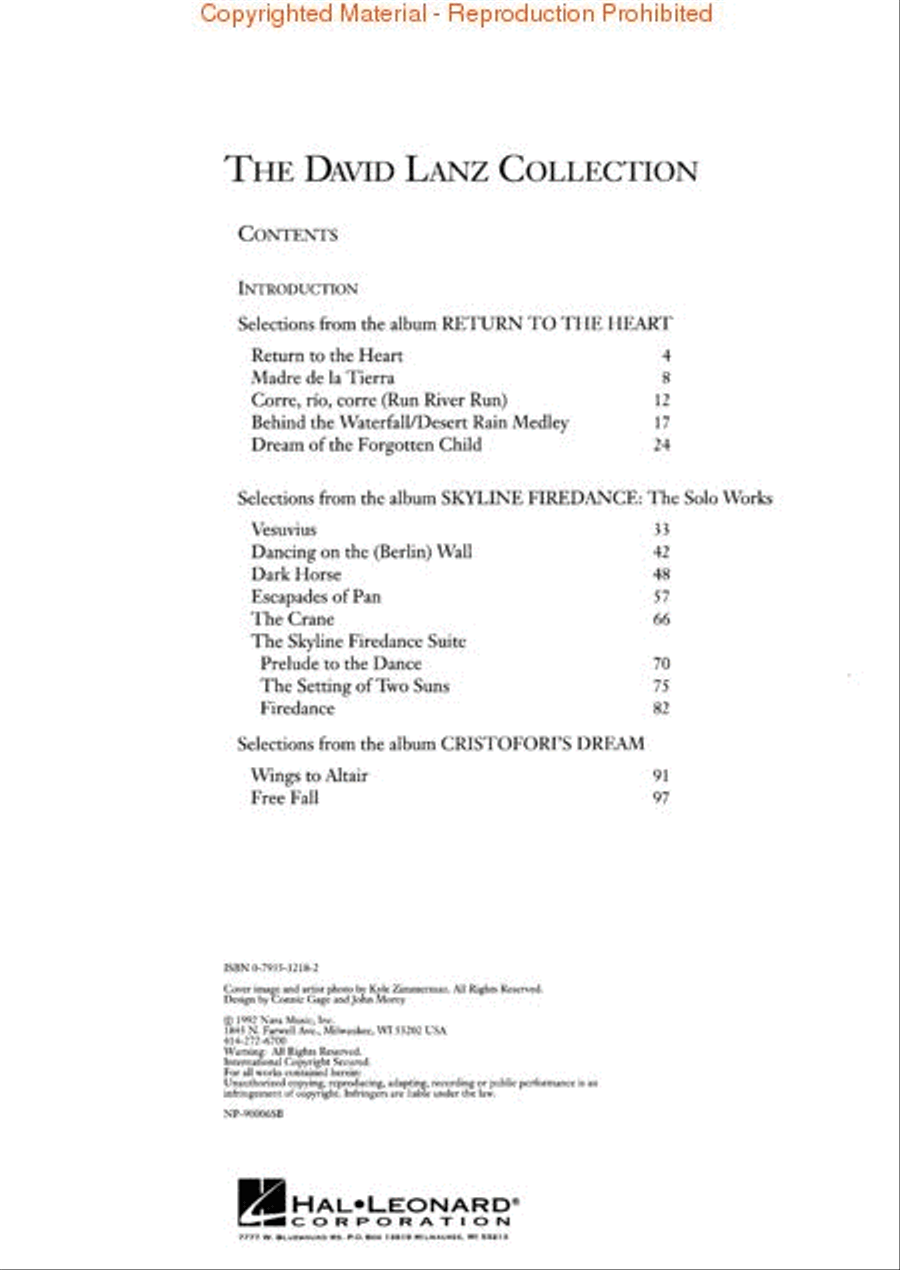 David Lanz – Collection Piano Solo scores gallery preview page 2