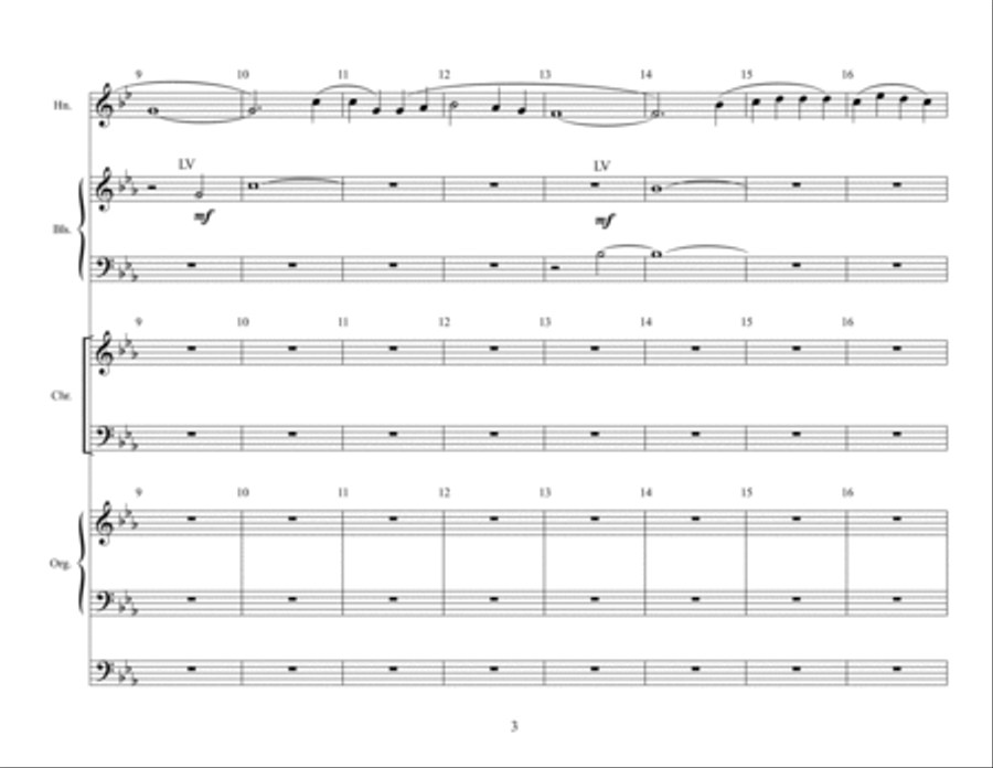 Oh Come, Oh Come Emmanuel - instrumental set 4-Part scores gallery preview page 3