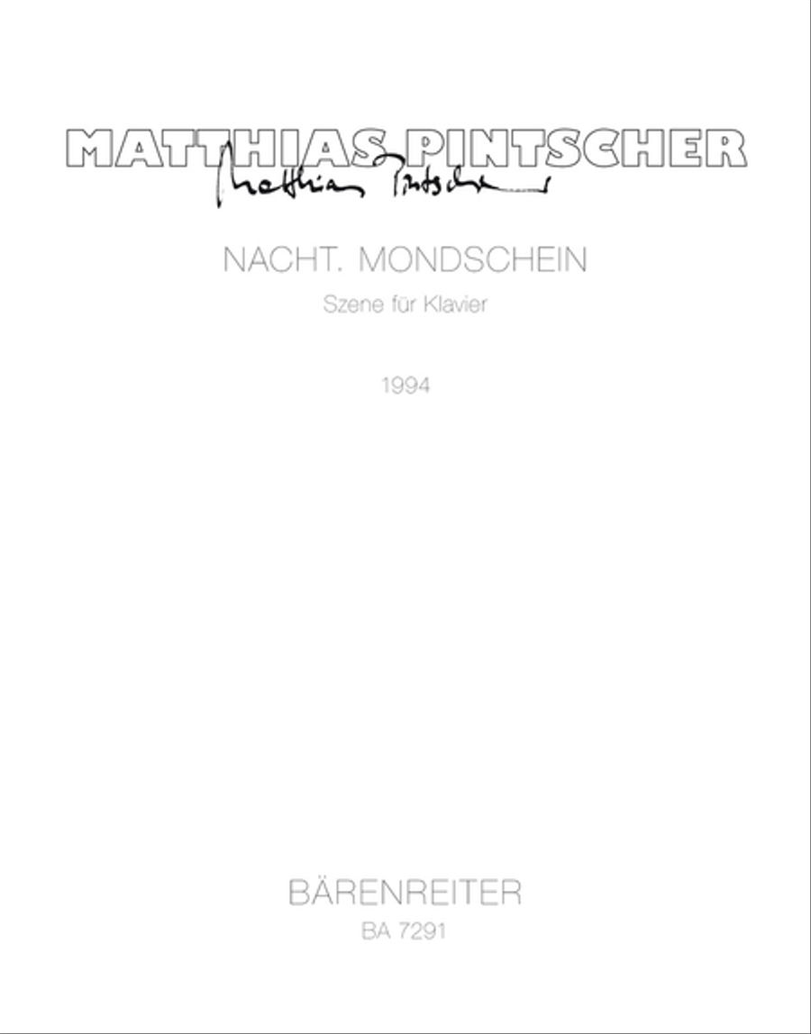 Nacht - Mondschein. Szene aus dem Ballett 