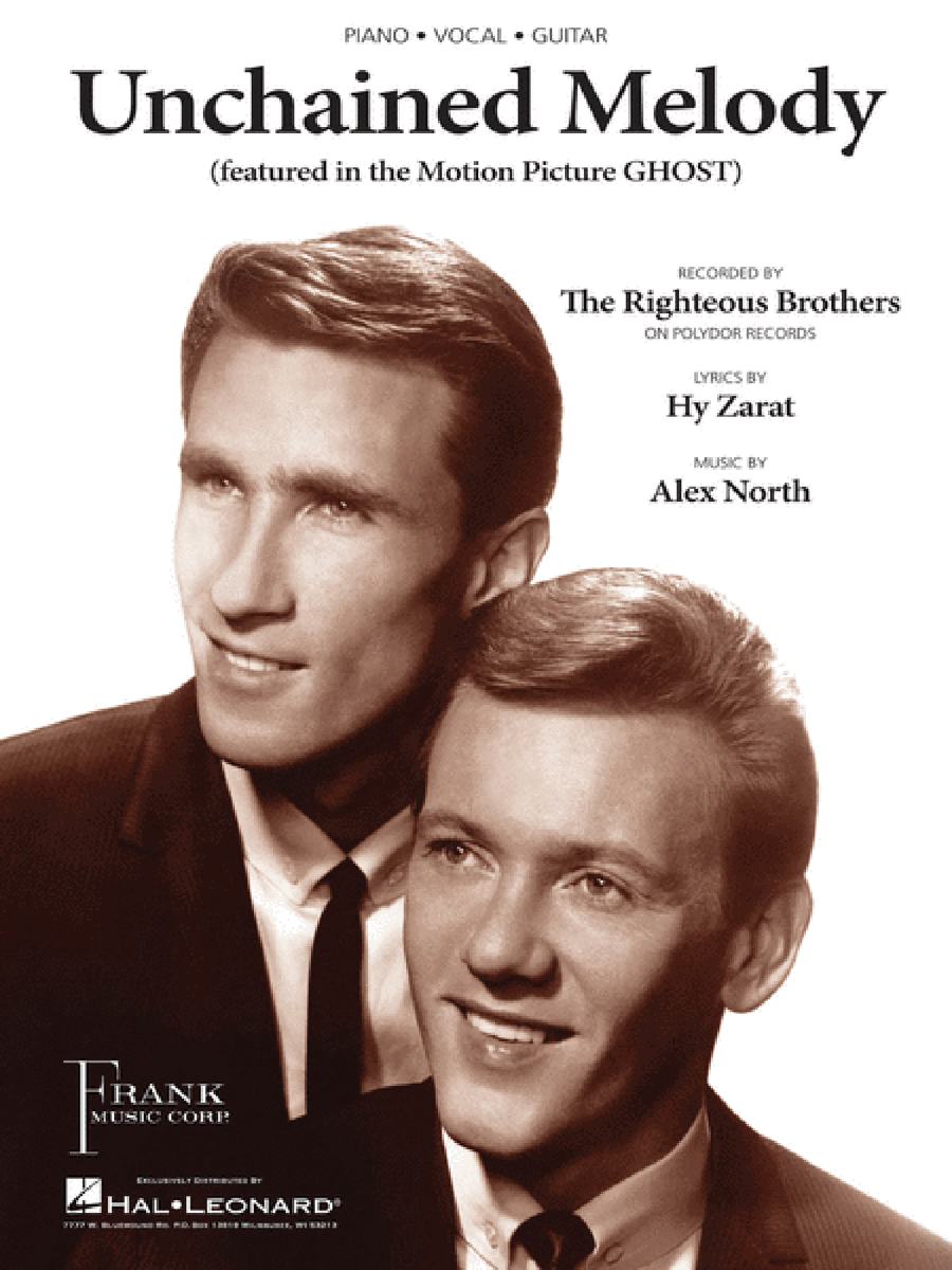 Unchained Melody Piano, Vocal, Guitar scores gallery preview page 1