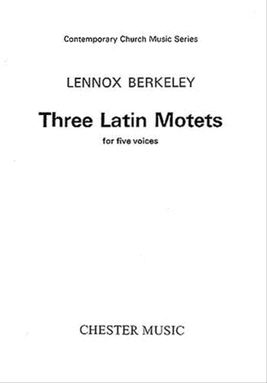 Three Latin Motets