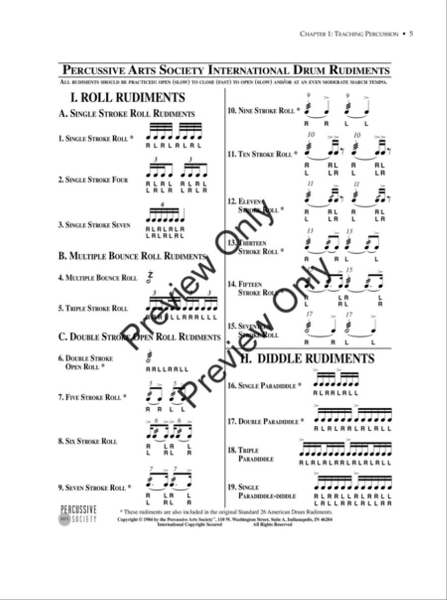 Percussion Essentials Percussion scores gallery preview page 5